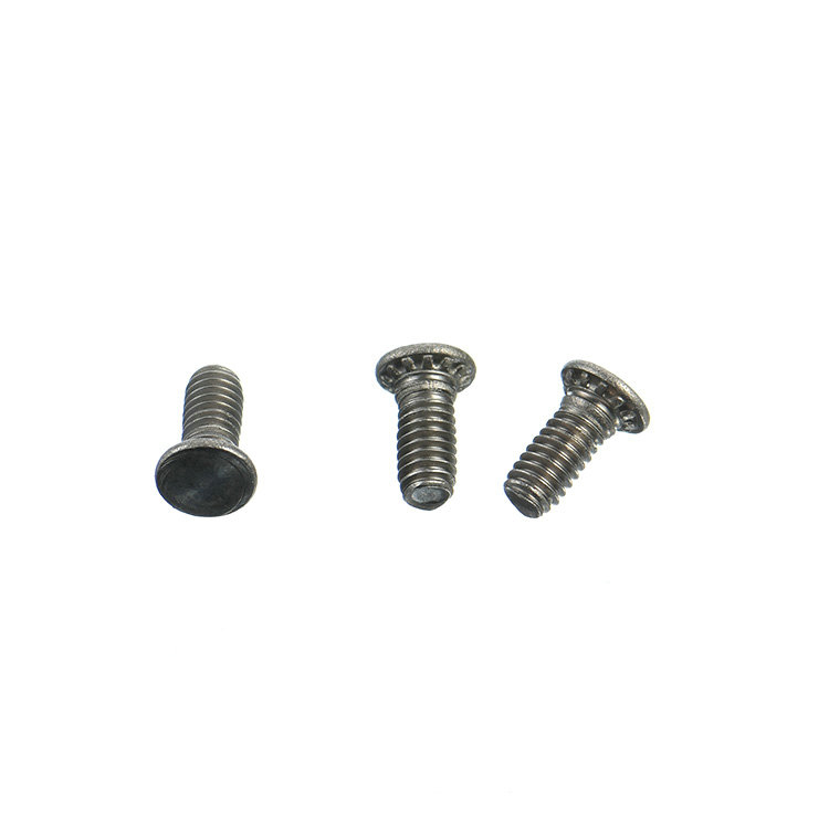 Customized carton steel Pressure riveting screw with nickel plated