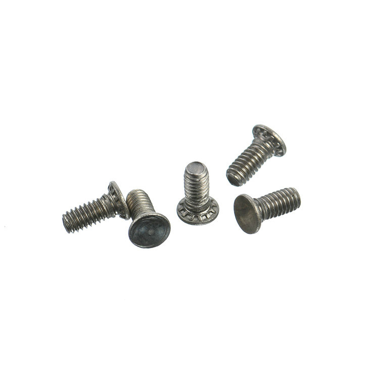 Customized carton steel Pressure riveting screw with nickel plated