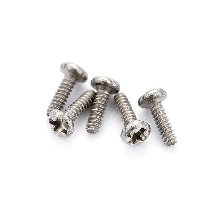 Half round head cross stainless steel small micro screws
