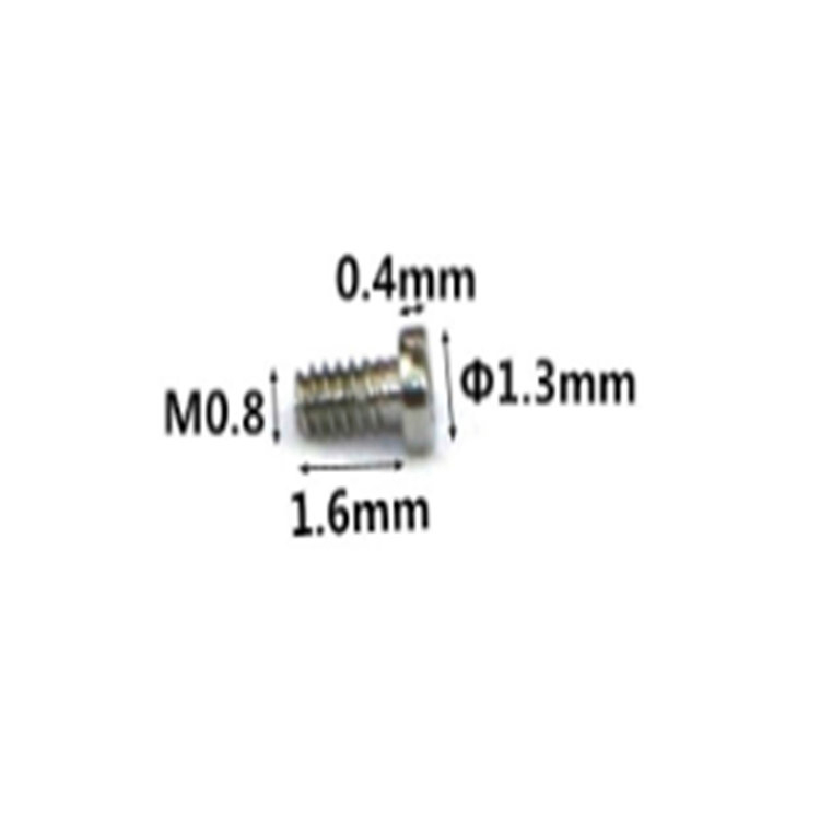 High precision m0.8(m0.6-m2 available) micro mini miniature screw for electronics