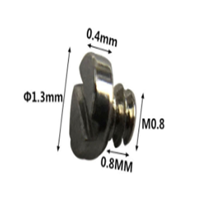 High precision m0.8(m0.6-m2 available) micro mini miniature screw for electronics