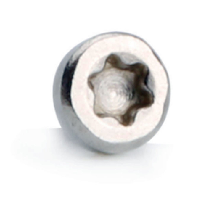 High precision M1.4 6 lobe miniature micro screw for glasses 
