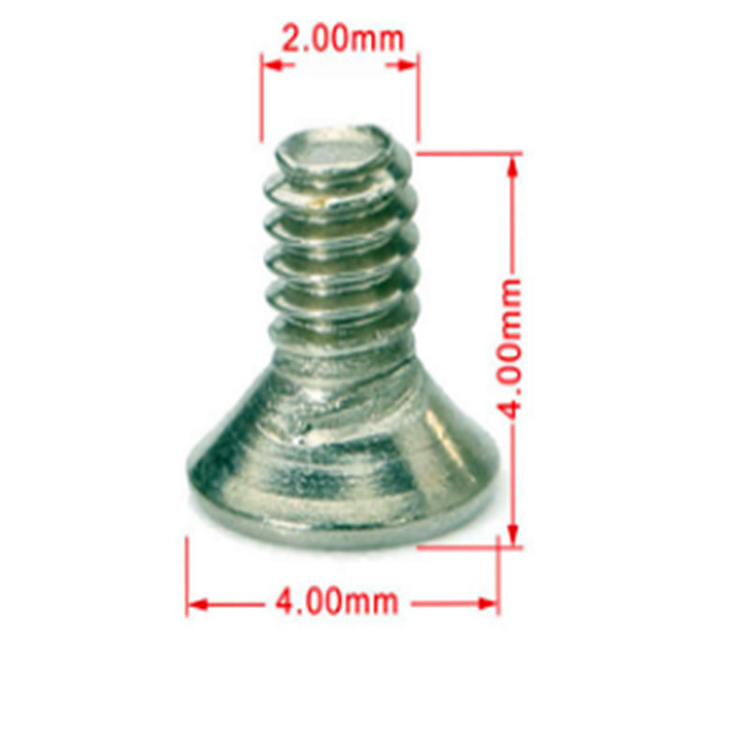 High Tensile Titanium small size micro screw for watch glass