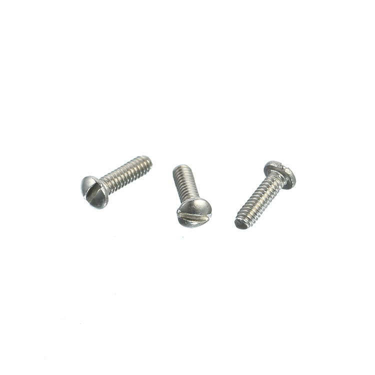 M0.8 M1.0 M1.2 stainless steel pan head slotted mini micro small screw