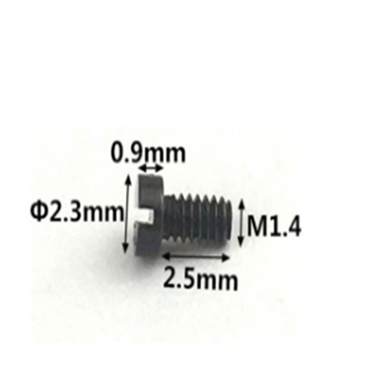 M1.4 titanium mini small size micro 1.5mm screw for glasses