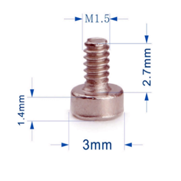 M1.6 stainless steel small mini torx electronics screw for watch