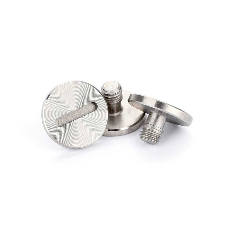M1.7X2 CD pattern large flat head slotted stainless steel screw