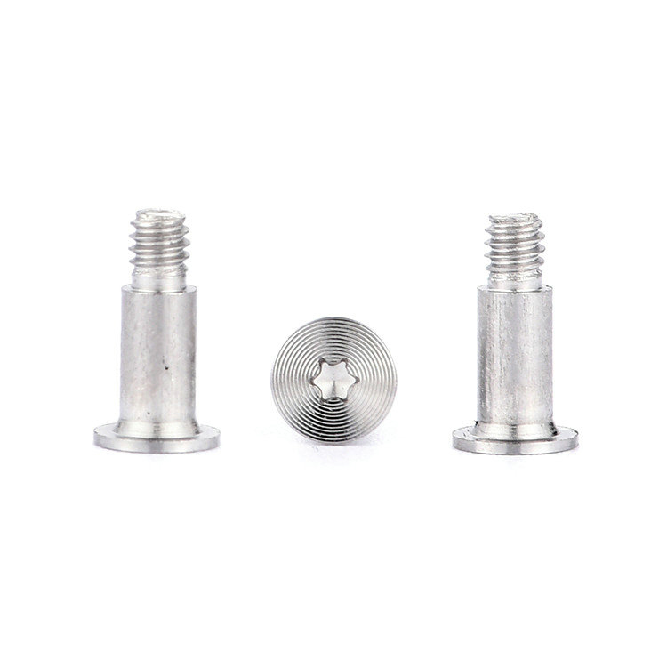 Stainless-steel-flat-head-6-Lobe-CD-pattern-step-screw-for-NOKIA