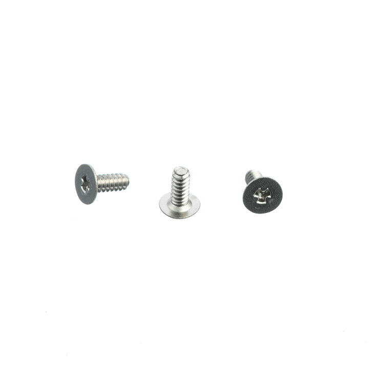 Stainless steel flat head Y-shape mini screw