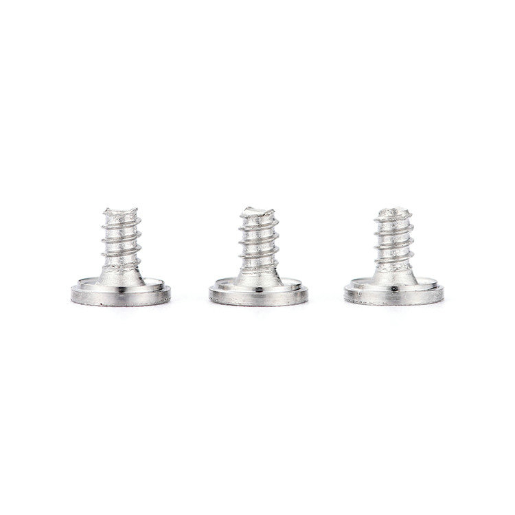 Stainless steel stain brushed hexagon socket flat head micro self tapping screw