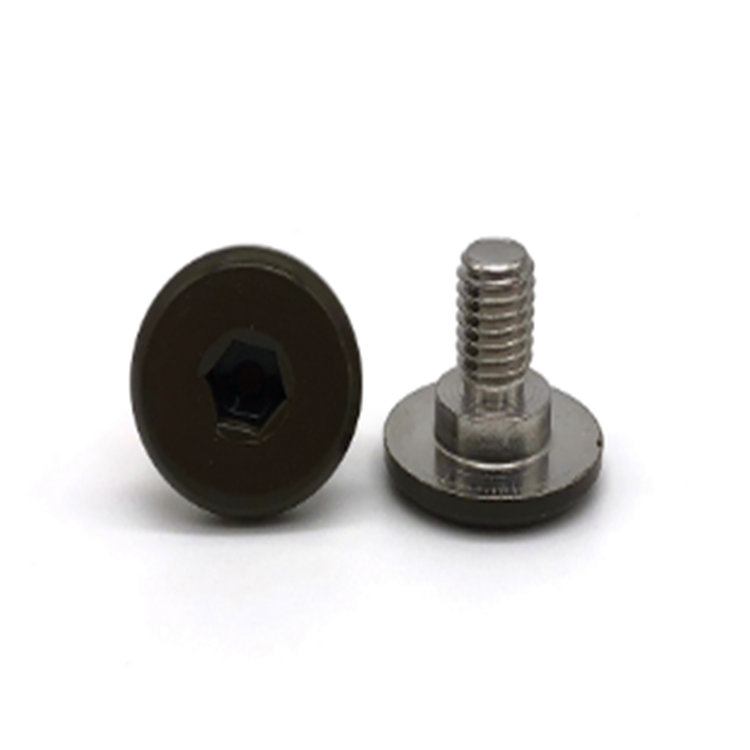 2mm black oxide stainless steel allen head binding post screw