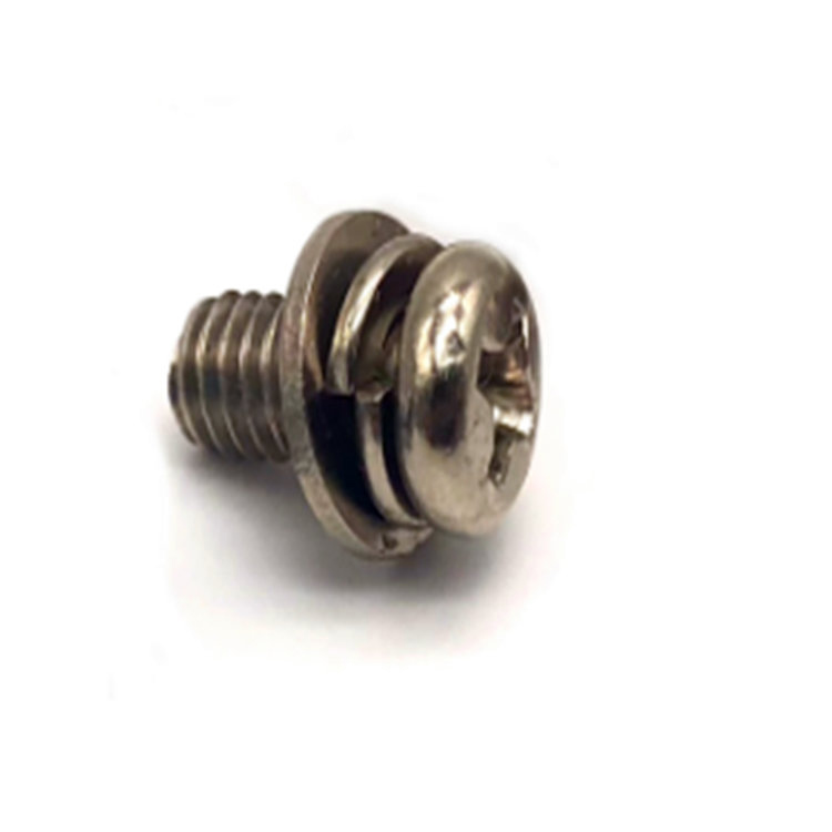 GB9074.4 Cross Spring washer and flat washer Combination Screw