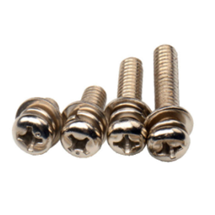 Hot sale assembled combined machine screw with washer and nut