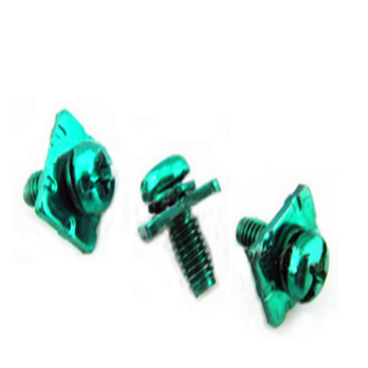 Pan head square washer combination set screw for terminal