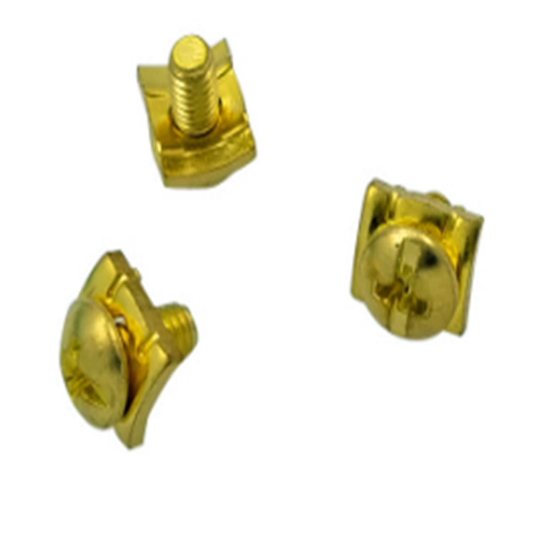 Solid Brass Cross Slot Drive Square Washer Combine Set Screw