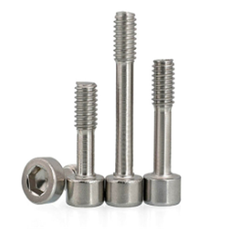 Stainless steel socket knurled head captive panel screw for machinery