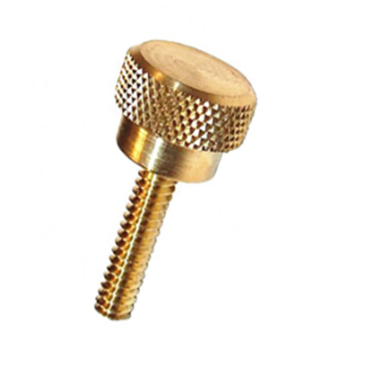 Customized Brass Knurled Knob Thumb Screws
