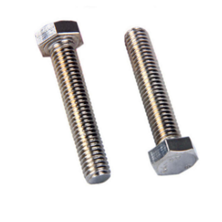 Din933 fastener stainless steel screws a2-70 a4-80 hex head bolt