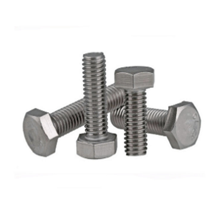 Din933 fastener stainless steel screws a2-70 a4-80 hex head bolt