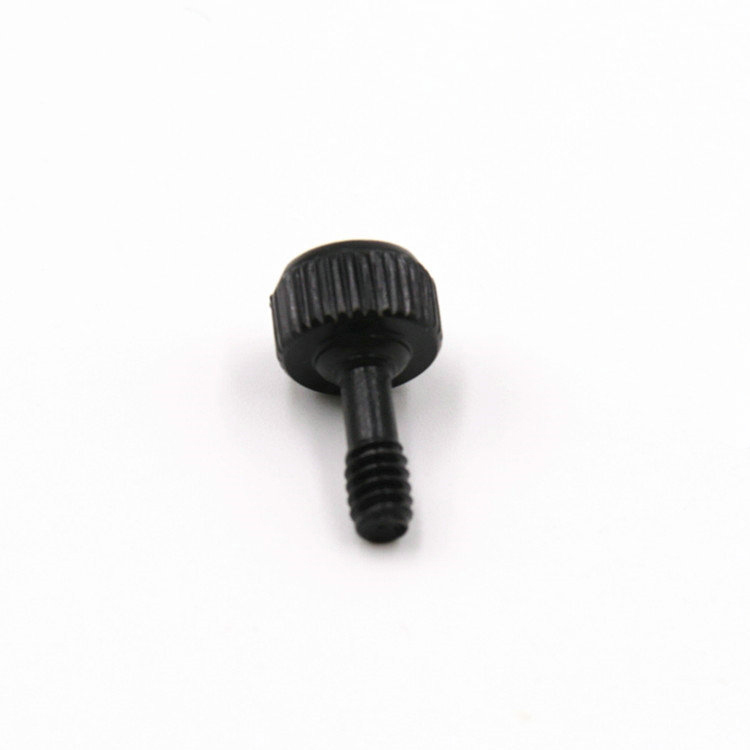 M3 M4 Black knurled computer case thumb screw for cover