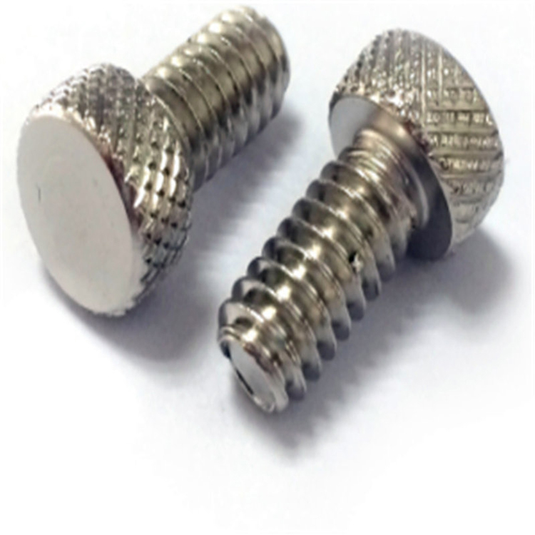 M6 stainless steel cup head knurled thum screw