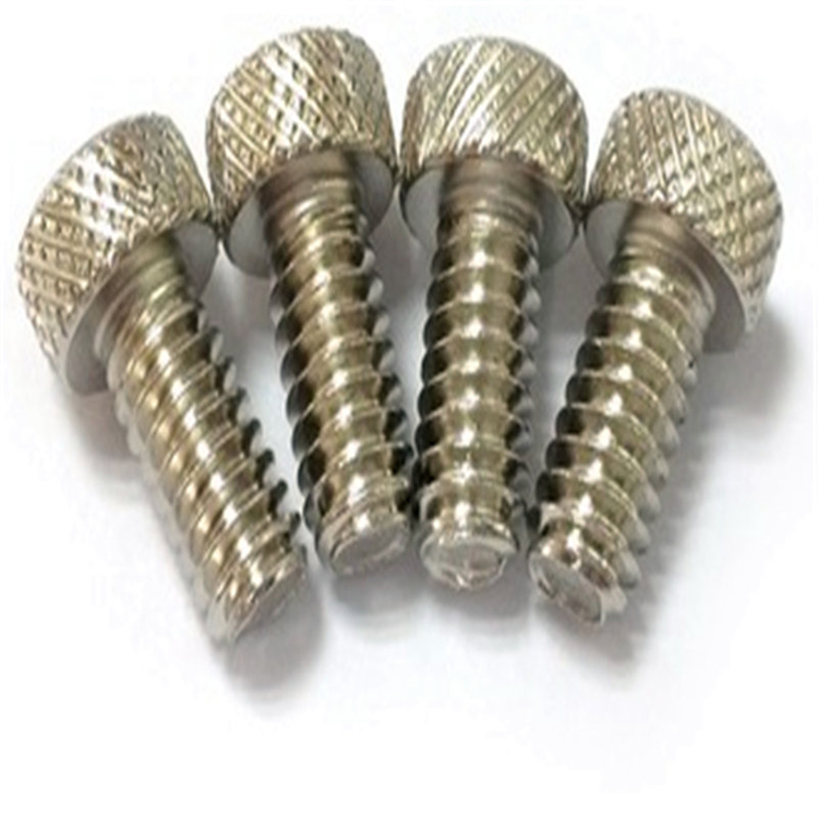 M6 stainless steel cup head knurled thum screw