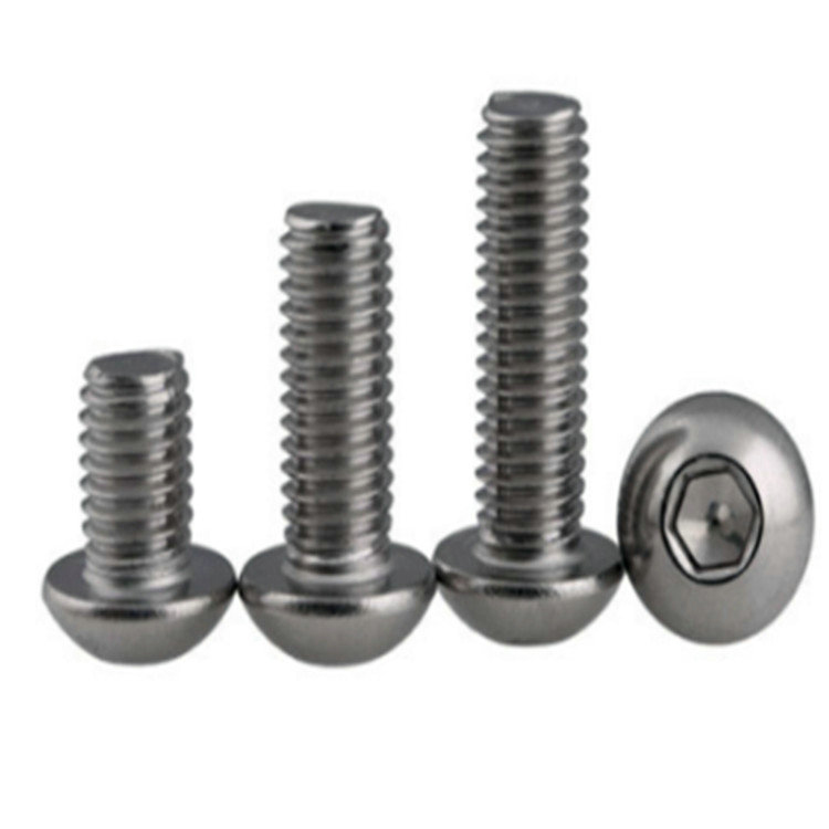 Stainless steel 18-8 Hex Socket button head machine screw