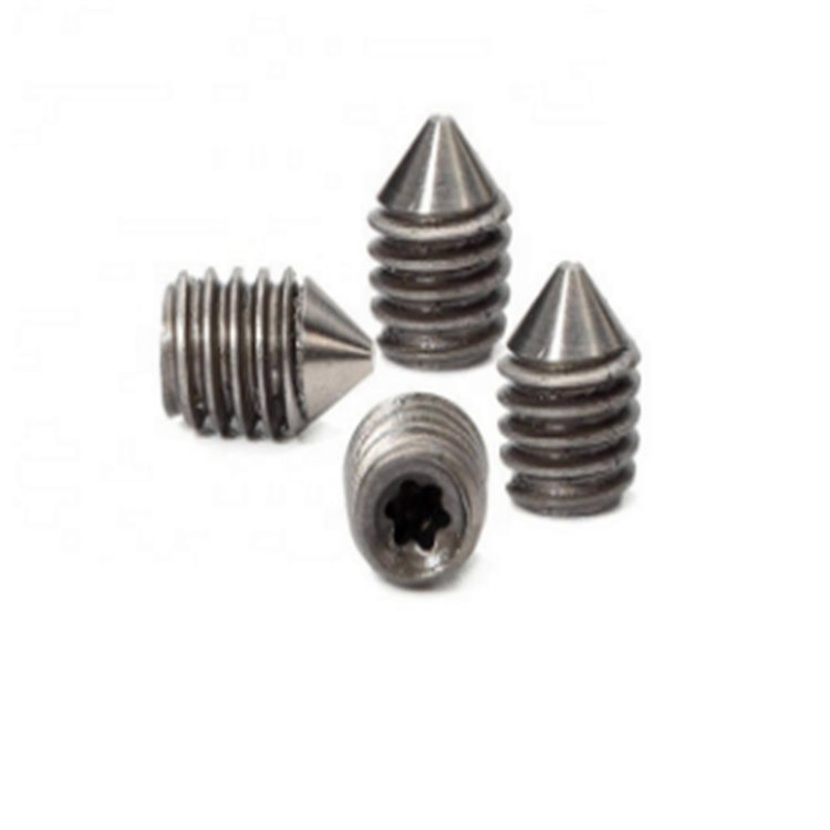 Stainless steel 304 m4 T10 torx set screws with cone point