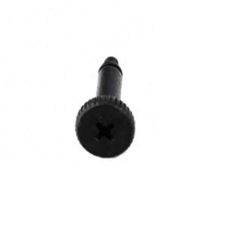 Mingze black stainless steel M2 ISO 7379 cross knurled head shoulder screw