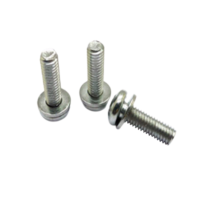 New design round head cross stainless steel set screw with washer