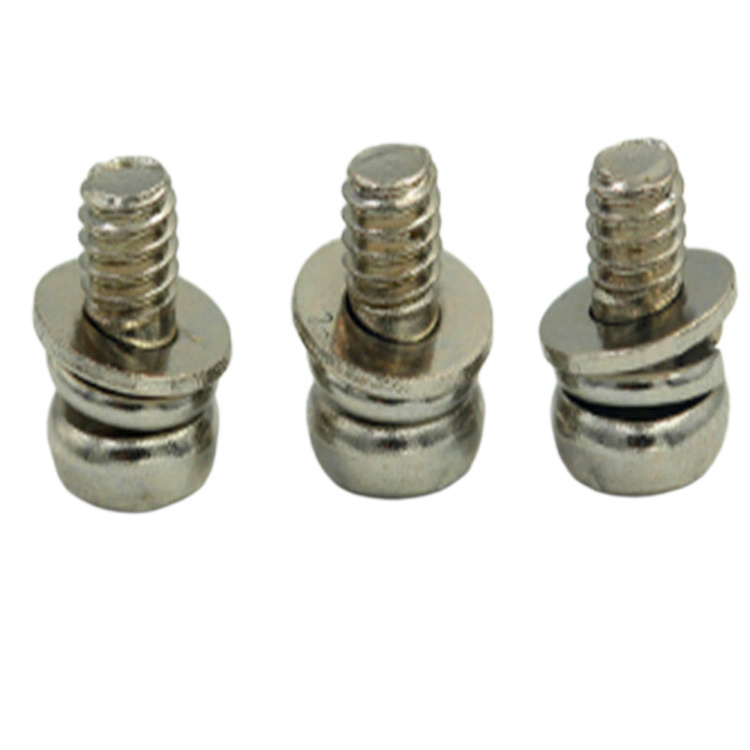 Staonless steel 304 Sets Combination round head cross Screw With Washer