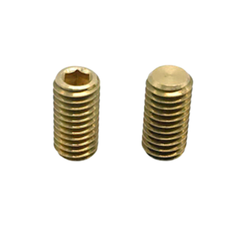 Din 944 standard brass metric thread small grub set screw