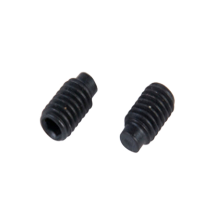 M4 zinc plated black slotted set screw with competitive price