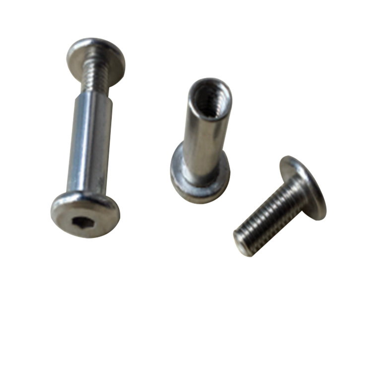 High quality customized round head hex socket chicago screw