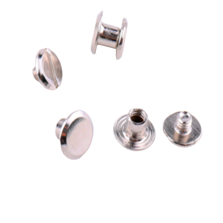 M4X5mm metal chicago screw book binding screw for leather