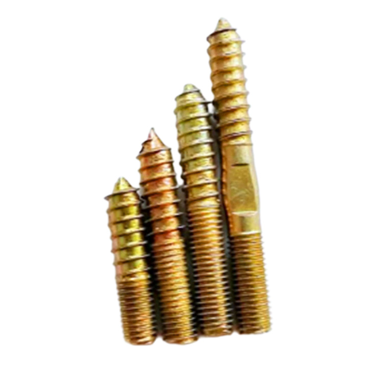Solid brass double side wood screws