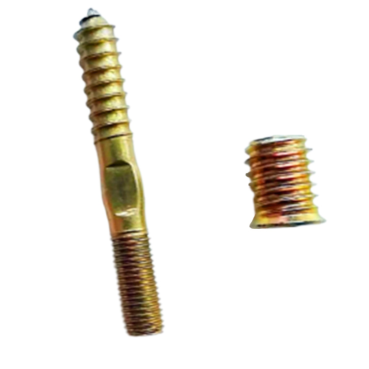 Solid brass double side wood screws