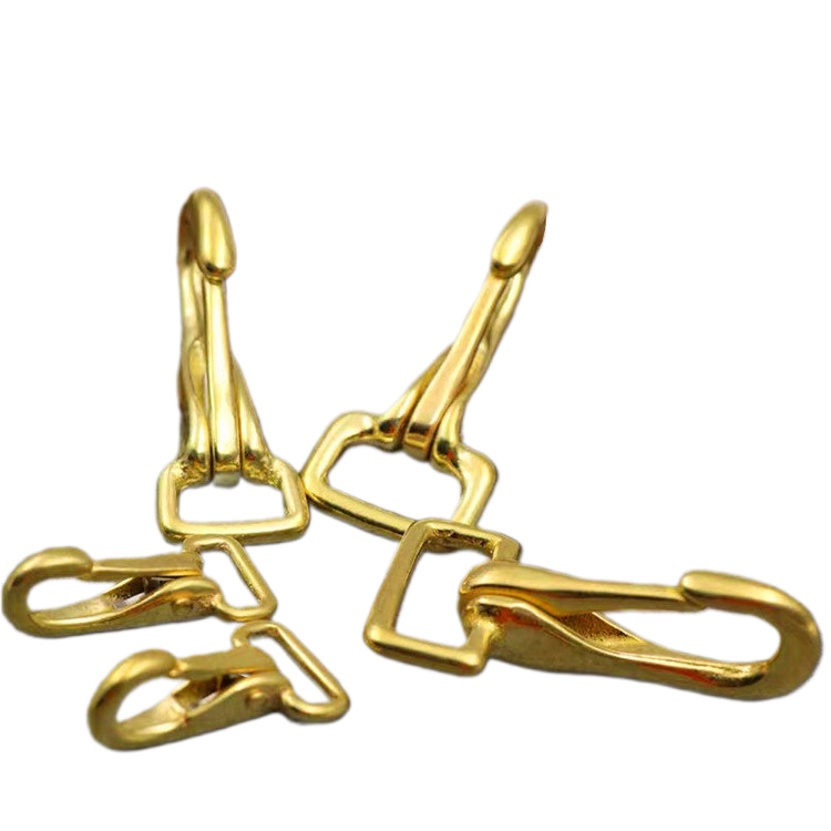 Brass trigger swivel brass spring snap hook for bag