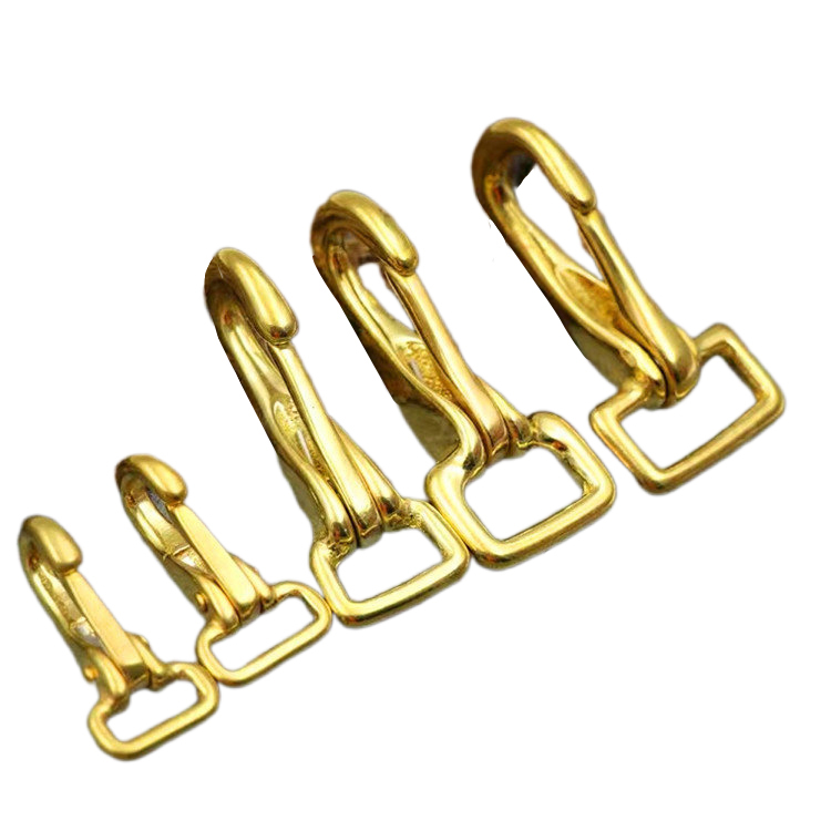 Brass trigger swivel brass spring snap hook for bag