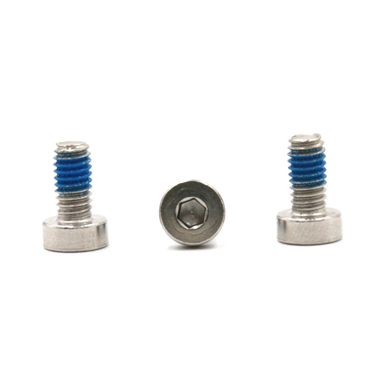 Customized stainless steel hex socket low cup head mini micro locking bolt