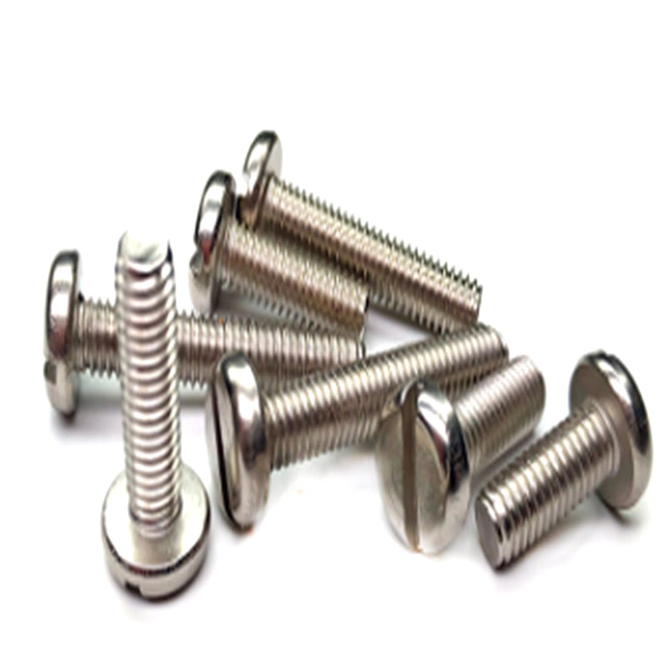 DIN 84 SUS 304 316 A2-70 Slotted cheese head machine screws