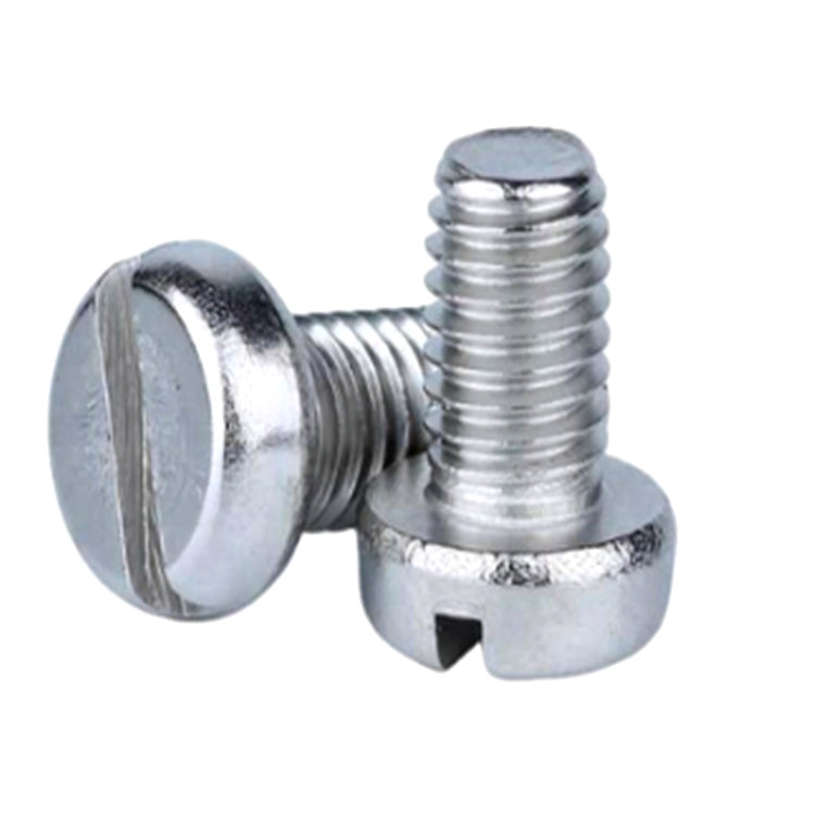 DIN84 M1 M1.2 cheese head stainless steel A2 A4 slotted micro screw