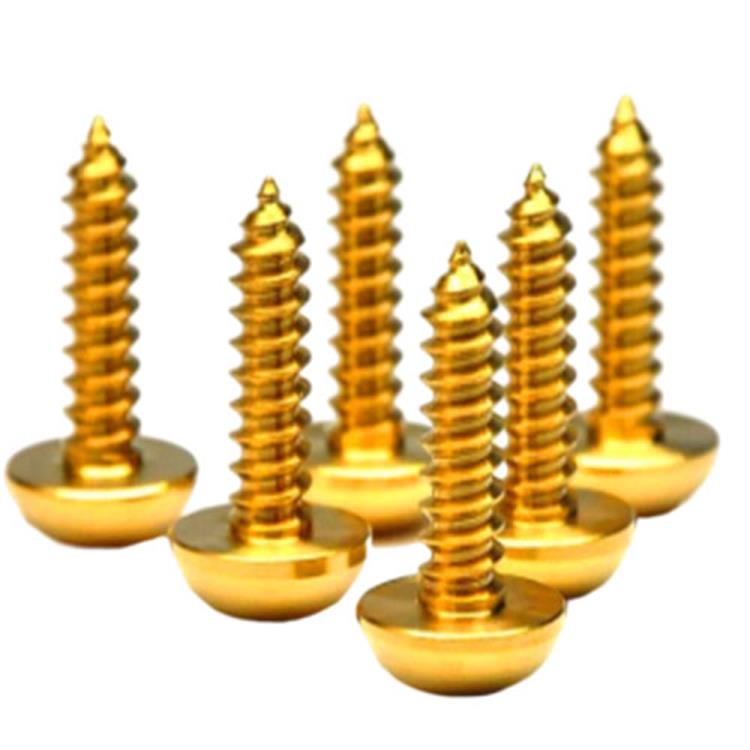 Hot Sale M5 titanium self-tapping screw for wood furniture