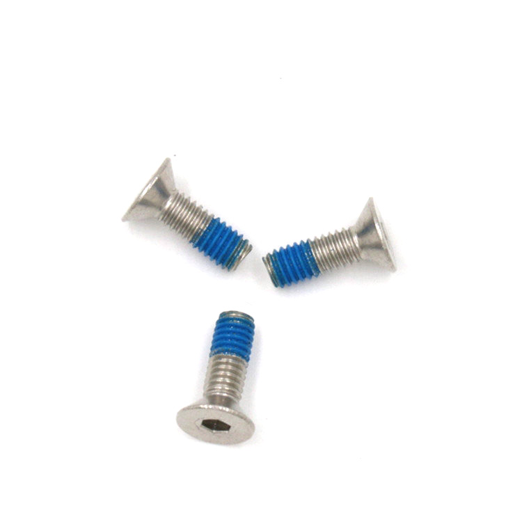 Hot selling raised countersunk head hex socket screws with nylon patch