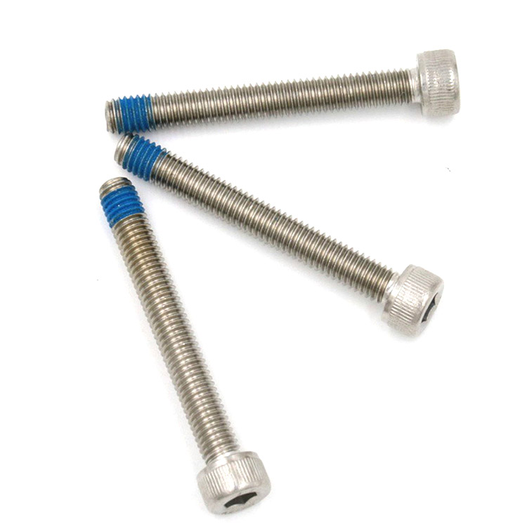 M5X40 stainless steel hexagon socket cup head screw with nylon patch