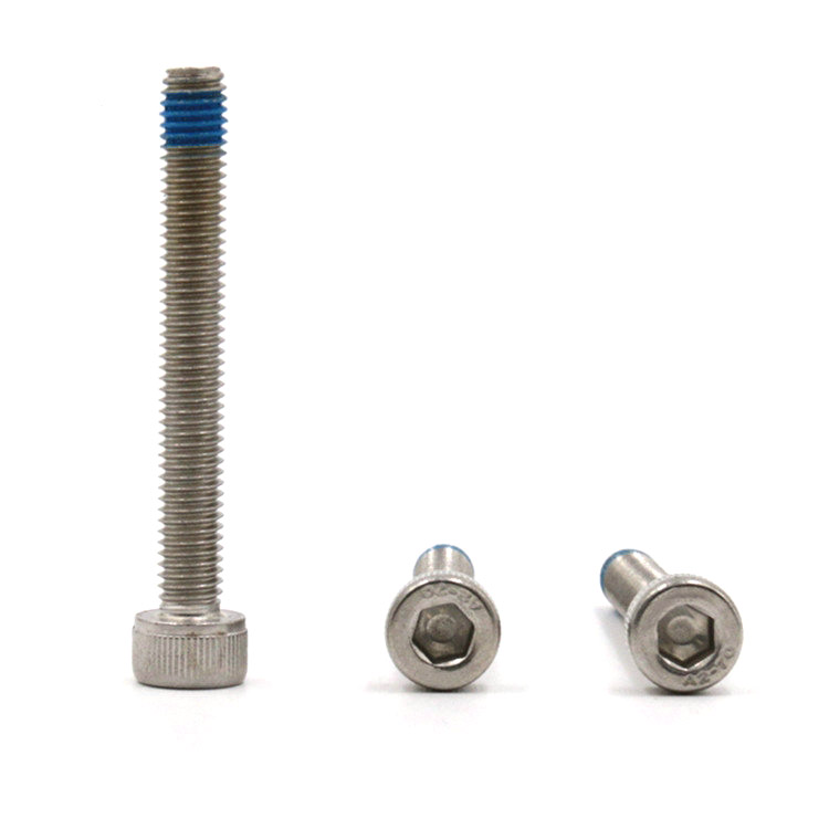 M5X40 stainless steel hexagon socket cup head screw with nylon patch