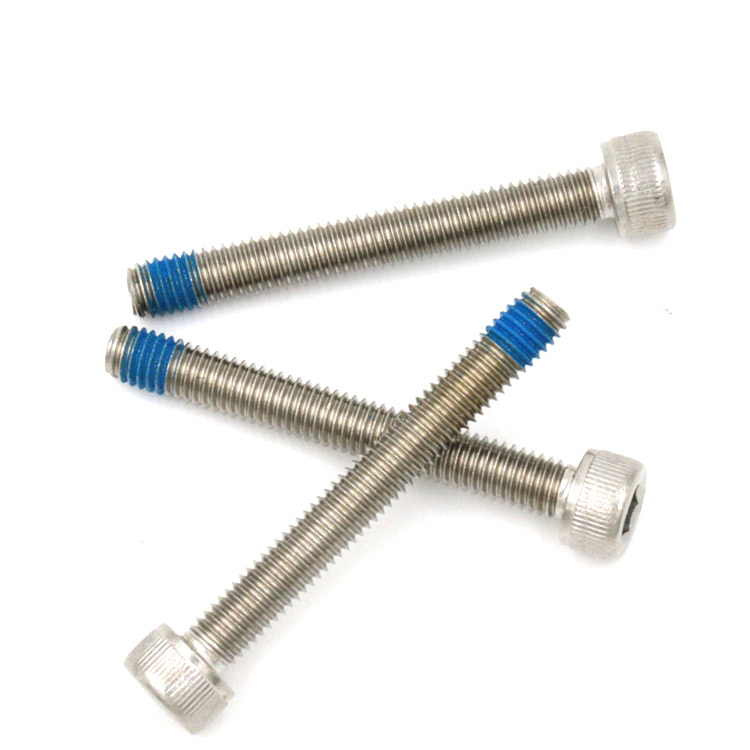 M5X40 stainless steel hexagon socket cup head screw with nylon patch