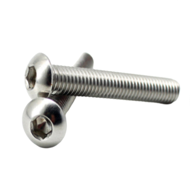 M8 Stainless Steel ISO7380 Hex Socket Button Head Screw