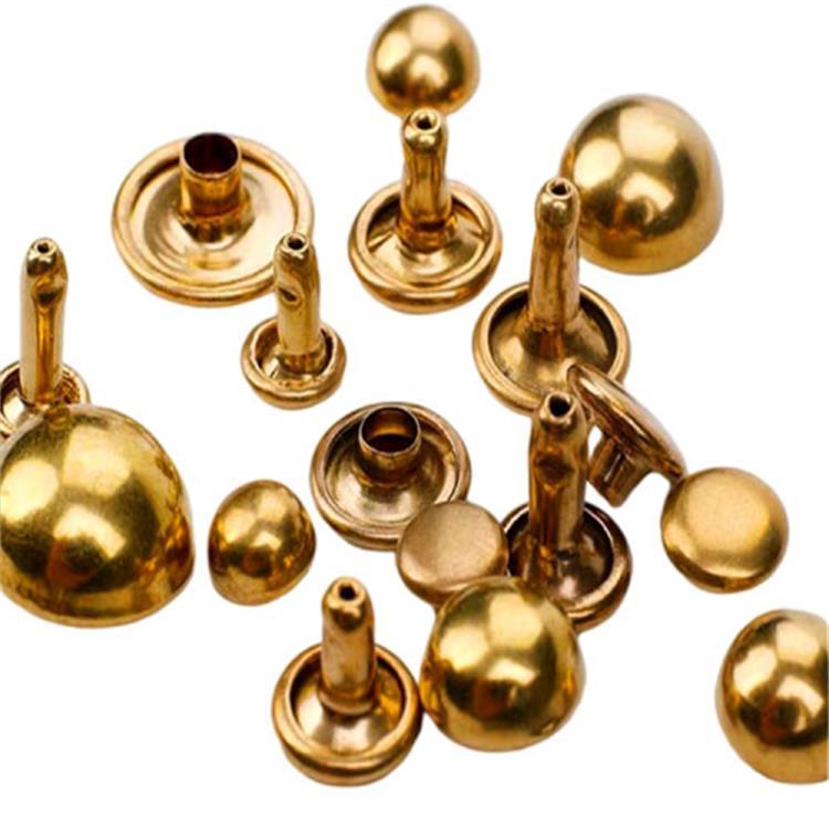 New design brass double side rivets for bag and suitcase