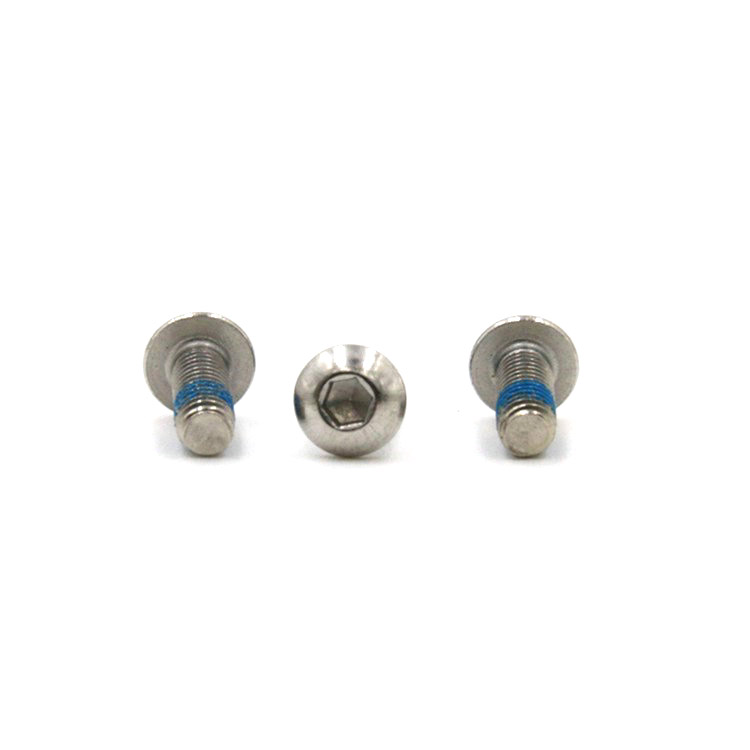 New items button head hex hsocket mini micro screw with nylon patch